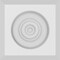 Ekena Millwork Standard Sedgwick Bullseye Rosette with Beveled Edge, 3"W x 3"H x 1"P ROSP030X030X100SDG03 - alternate 2